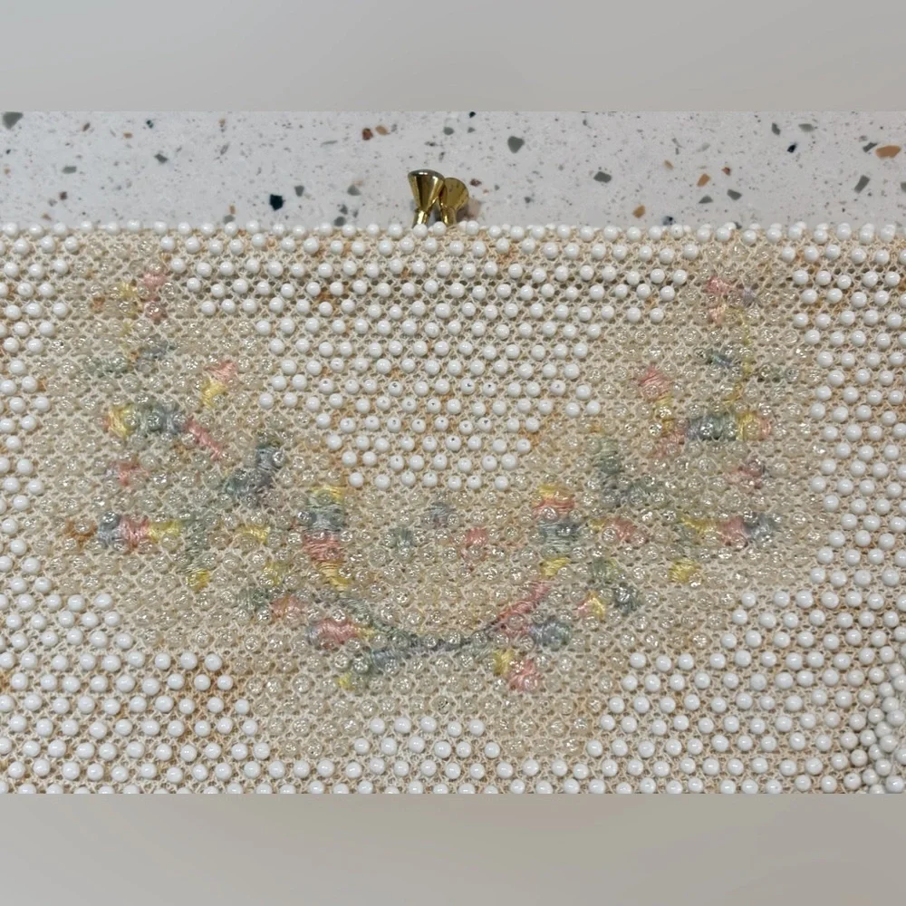 Butterfly Beaded Purse Handbag‎
